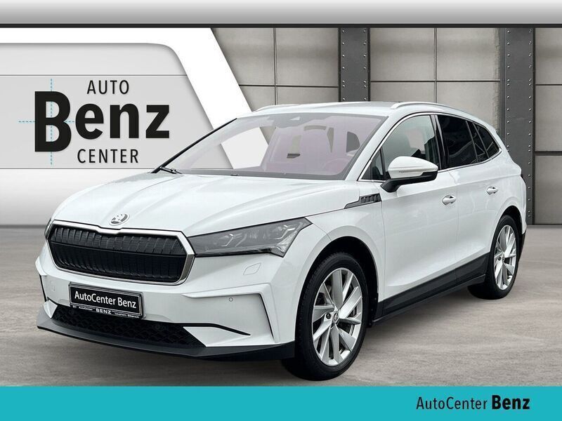 Weiß Gebraucht 2021 Skoda Enyaq iV Loft SUV | 26.590 € (Etwas zu teuer) - Bild 1/4