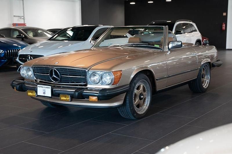 Second-hand Mercedes SL380 1981 Auriu Cabrio