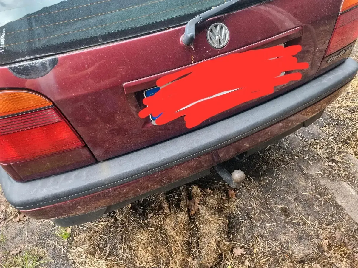 Gebraucht VW Golf III 75 PS (55 kW) 1992 Rot Kleinwagen