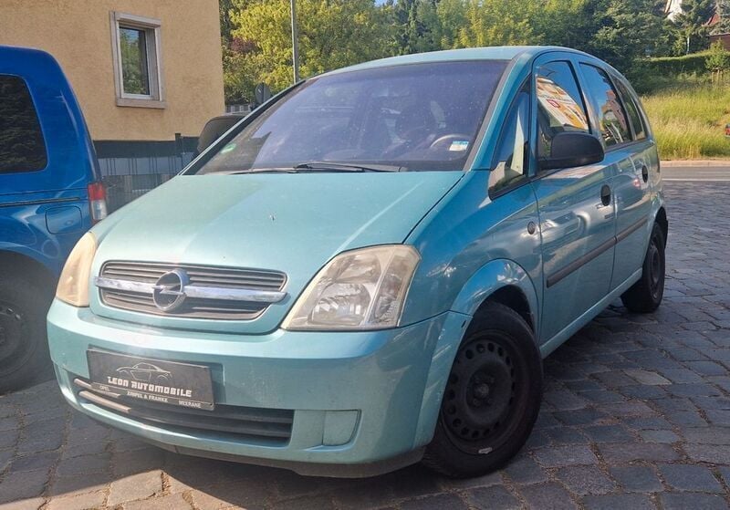 Grün Gebraucht 2004 Opel Meriva Cosmo Van / Kleinbus | 2.500 € (Etwas zu teuer) - Bild 1/4