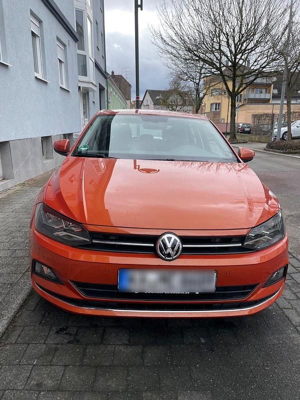 Gebraucht VW Polo Highline 116 PS (85 kW) 2017 Orange Kleinwagen