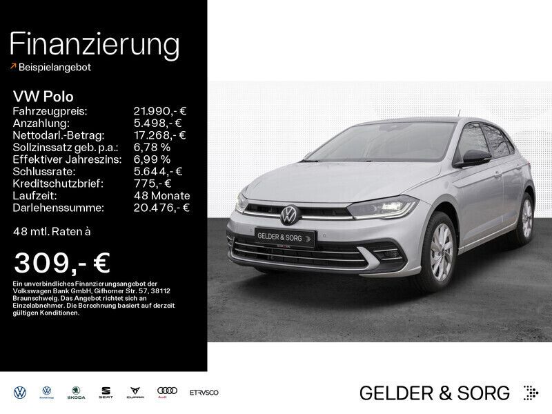 Andere farbe Gebraucht 2022 VW Polo Style Kleinwagen | 23.790 € (Teuer) - Bild 1/4