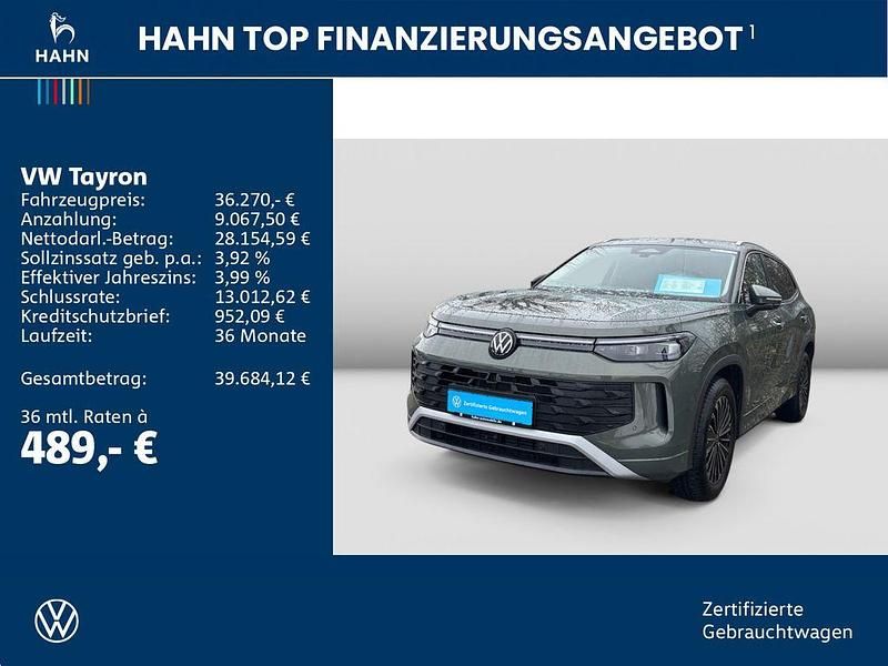 Gebraucht VW Tayron Life 150 PS (110 kW) 2025 Grün SUV