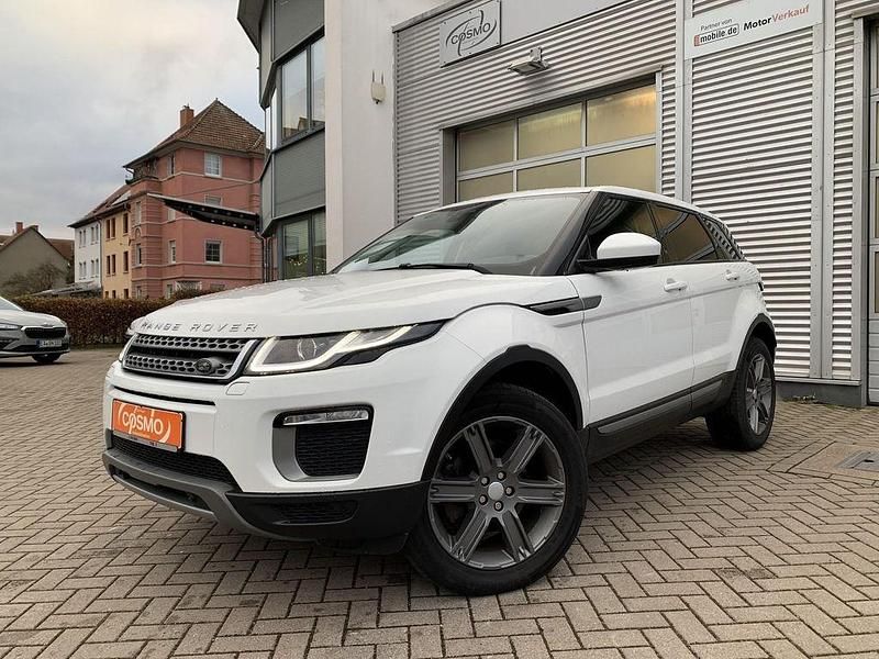 Weiß Gebraucht 2017 Land Rover Range Rover evoque SUV | 21.440 € (Etwas zu teuer) - Bild 1/4