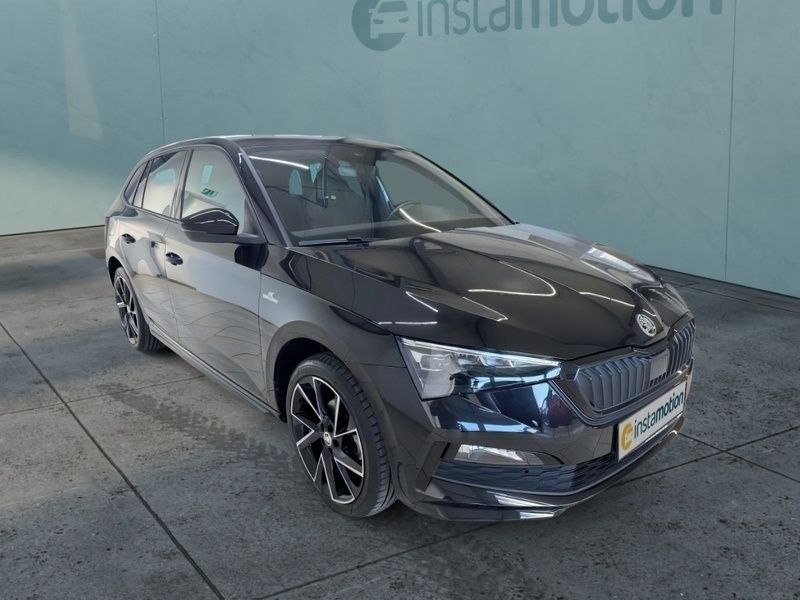 Schwarz Gebraucht 2023 Skoda Scala Monte Carlo Kleinwagen | 23.690 € (Teuer) - Bild 1/4