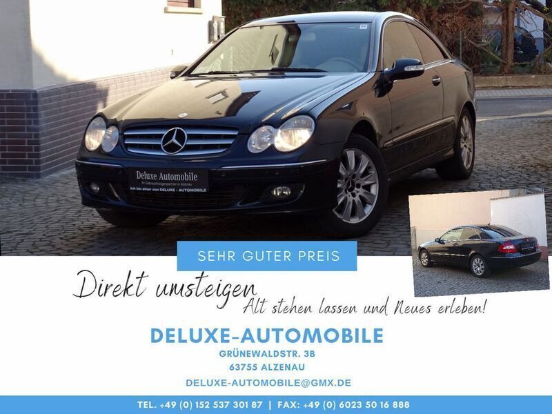 Schwarz metallic Gebraucht 2006 Mercedes CLK220 Coupé | 5.700 € (Fairer Preis) - Bild 1/3