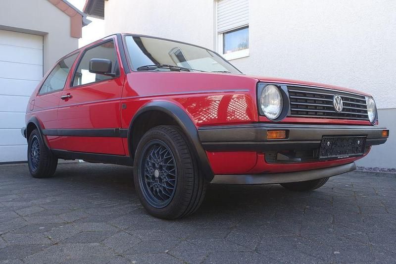 Gebraucht VW Golf II 69 PS (50 kW) 1990 Rot Kleinwagen