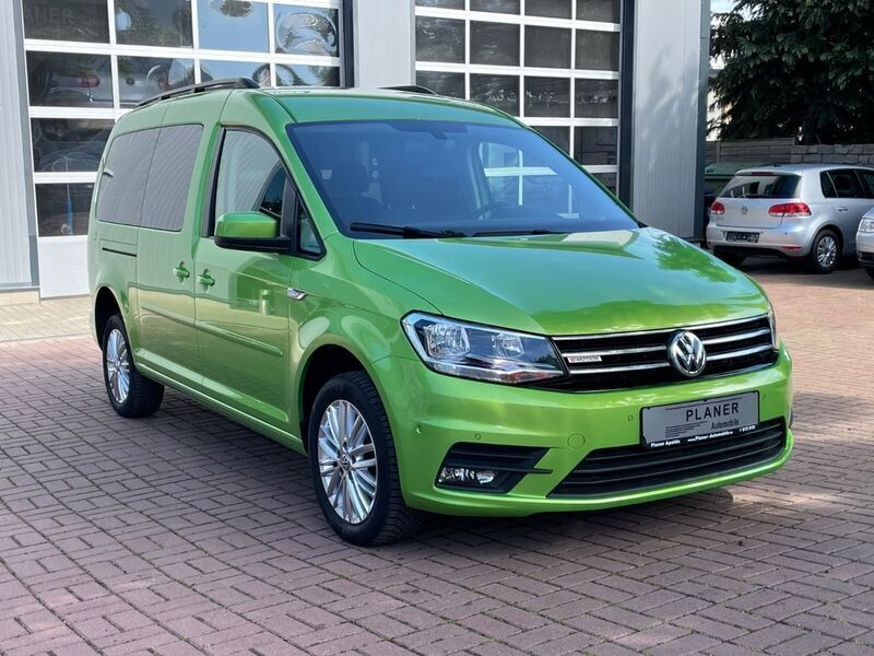 Grün Gebraucht 2019 VW Caddy Maxi Van / Kleinbus | 29.990 € (Teuer) - Bild 1/4
