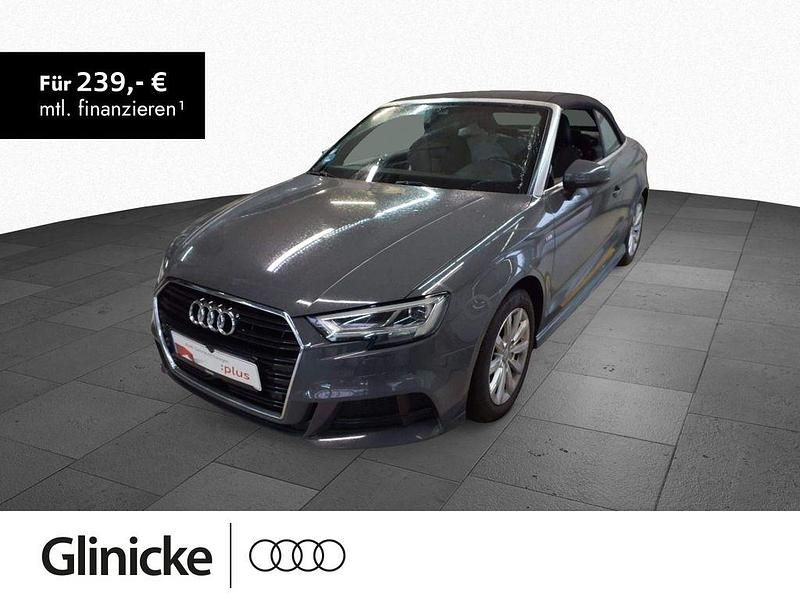 Nanograu metallic Gebraucht 2017 Audi A3 Cabriolet Sport Cabrio | 18.990 € (Fairer Preis) - Bild 1/3