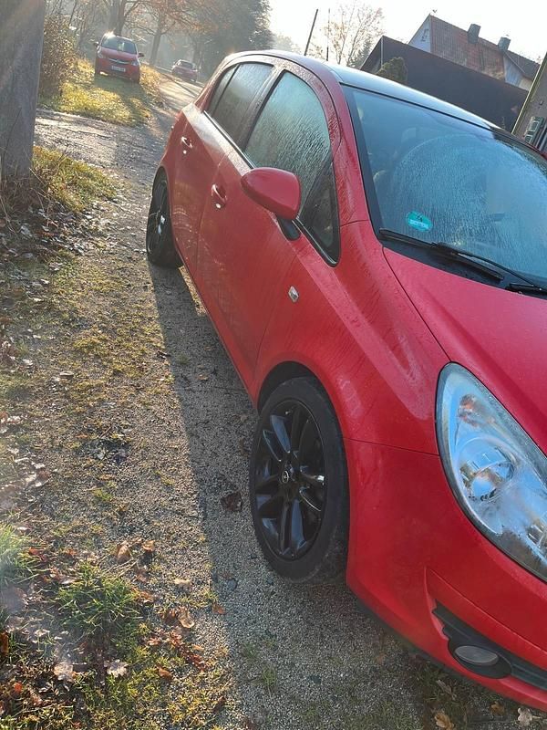 Gebraucht Opel Corsa Color Edition 87 PS (63 kW) 2010 Rot Kleinwagen