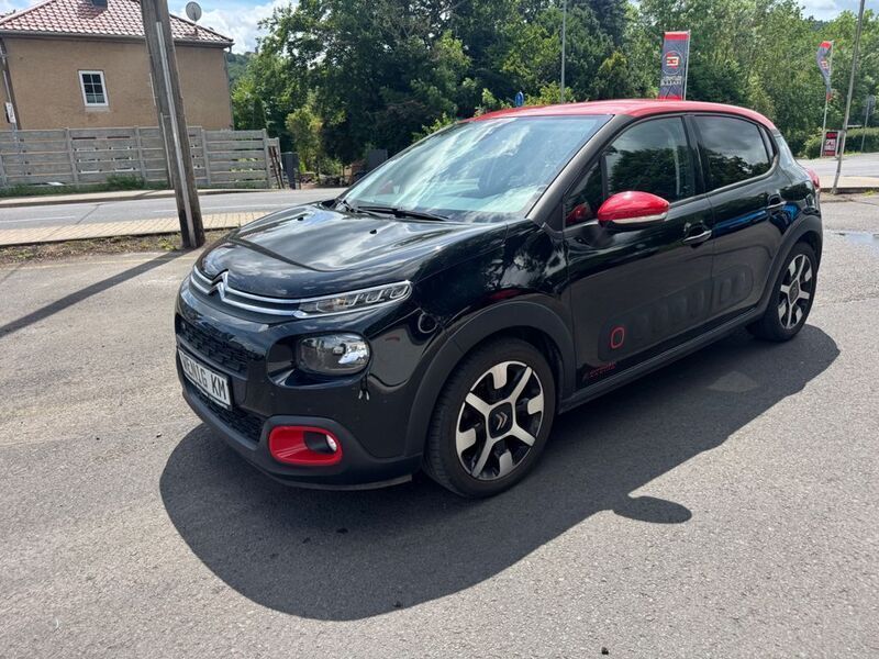 Schwarz Gebraucht 2017 Citroën C3 Shine Kleinwagen | 10.300 € (Etwas zu teuer) - Bild 1/4