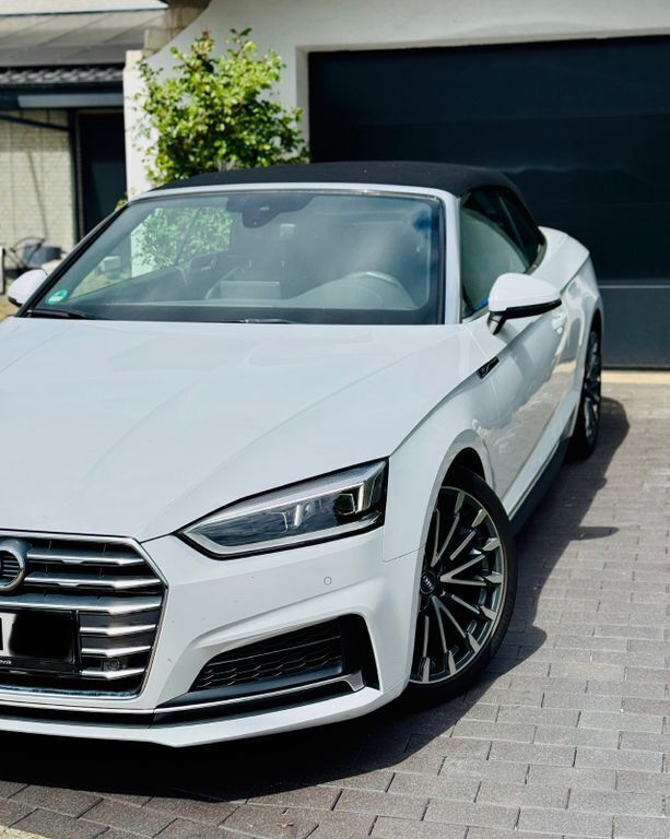 Weiß Gebraucht 2018 Audi A5 Cabriolet S-Line Cabrio | 28.800 € (Guter Preis) - Bild 1/4