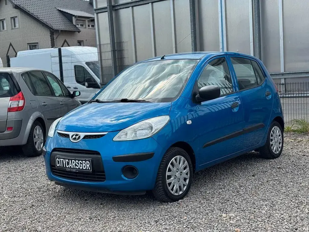 Usata Hyundai i10 Style 67 CV (49 kW) 2008 Blu Utilitaria