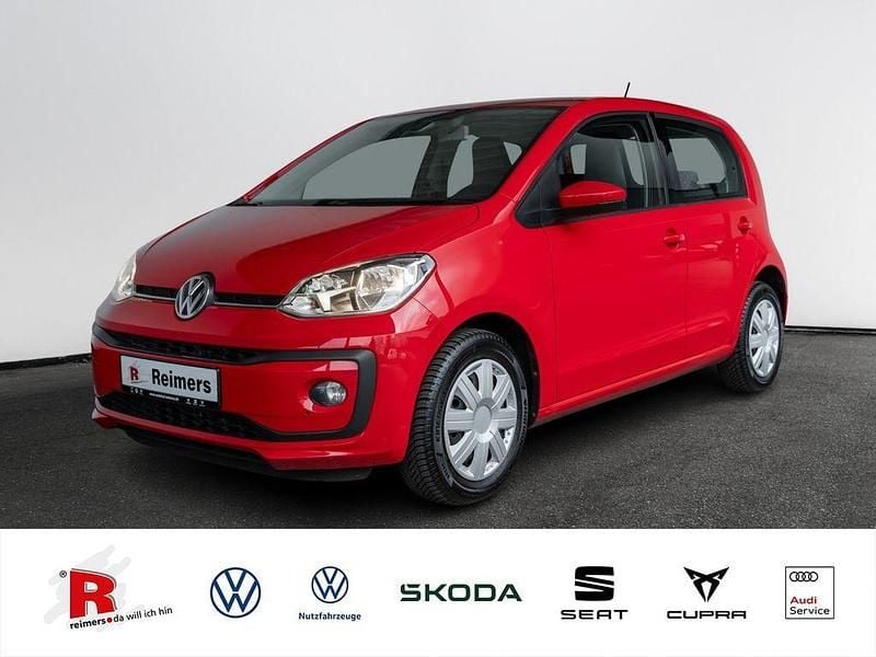 Rot Gebraucht 2020 VW up! move up! Kleinwagen | 8.990 € (Guter Preis) - Bild 1/4