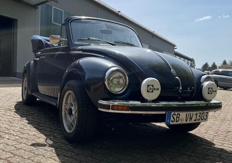 Blau Gebraucht 1976 VW Käfer Cabrio | 35.000 € - Bild 1/4