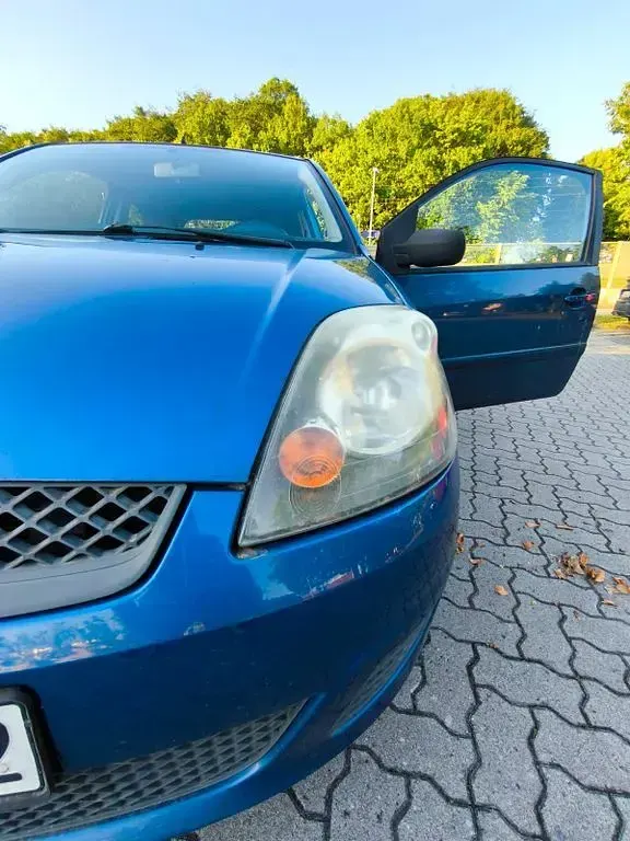 Gebraucht Ford Fiesta Style 69 PS (50 kW) 2008 Blau Kleinwagen