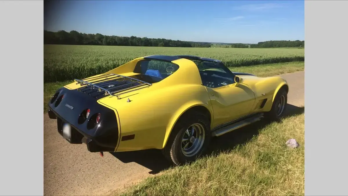 Gebraucht Chevrolet Corvette C3 210 PS (154 kW) 1977 Gelb Cabrio