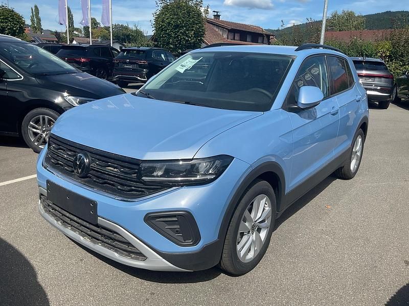 Clear blue metallic Neu 2025 VW T-Cross Life SUV | 28.495 € (Fairer Preis) - Bild 1/3