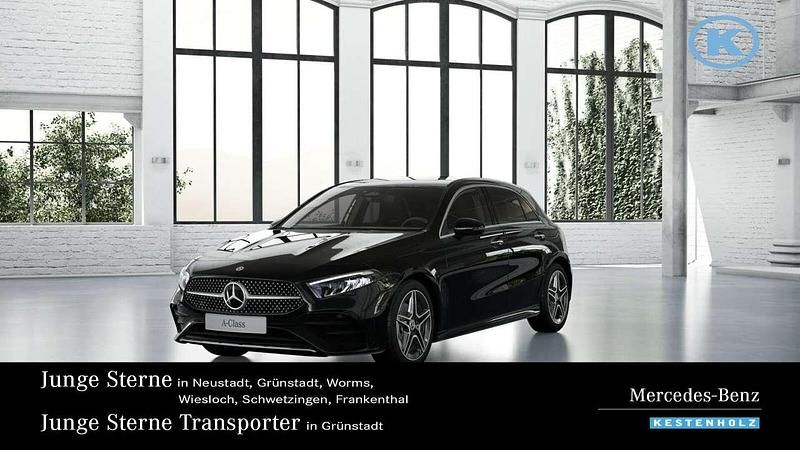 Kosmosschwarz Gebraucht 2024 Mercedes A200 AMG Limousine | 34.690 € (Etwas zu teuer) - Bild 1/4
