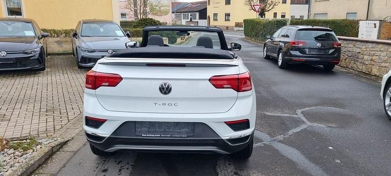 Gebraucht VW T-Roc Cabriolet Style 150 PS (110 kW) 2021 Weiß Cabrio