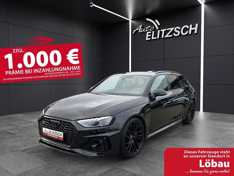 Mythosschwarz metallic Gebraucht 2022 Audi RS4 Ambiente Kombi | 66.490 € (Fairer Preis) - Bild 1/3