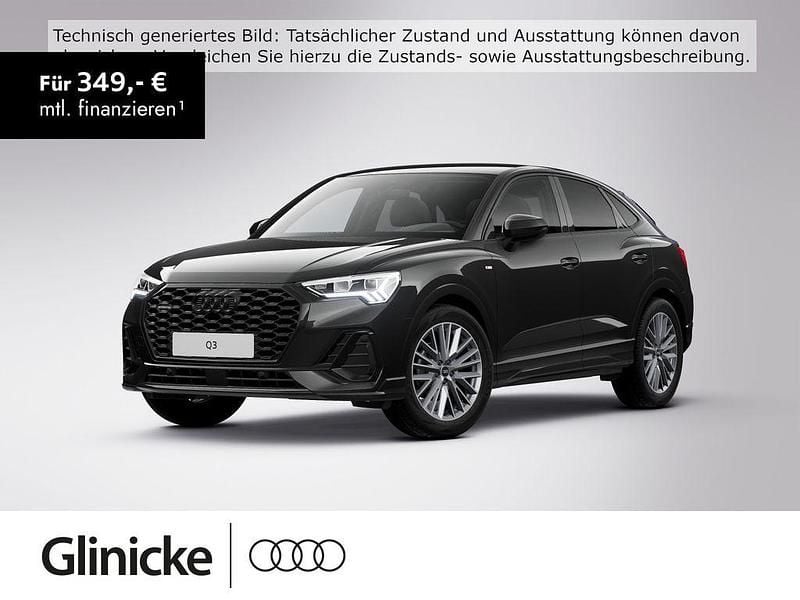 Schwarz Gebraucht 2021 Audi Q3 Sportback S-Line SUV | 29.780 € (Fairer Preis) - Bild 1/3