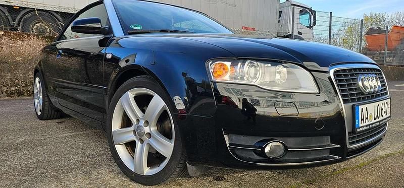 Gebraucht Audi A4 Cabriolet 140 PS (102 kW) 2008 Phantomschwarz perleffekt Cabrio