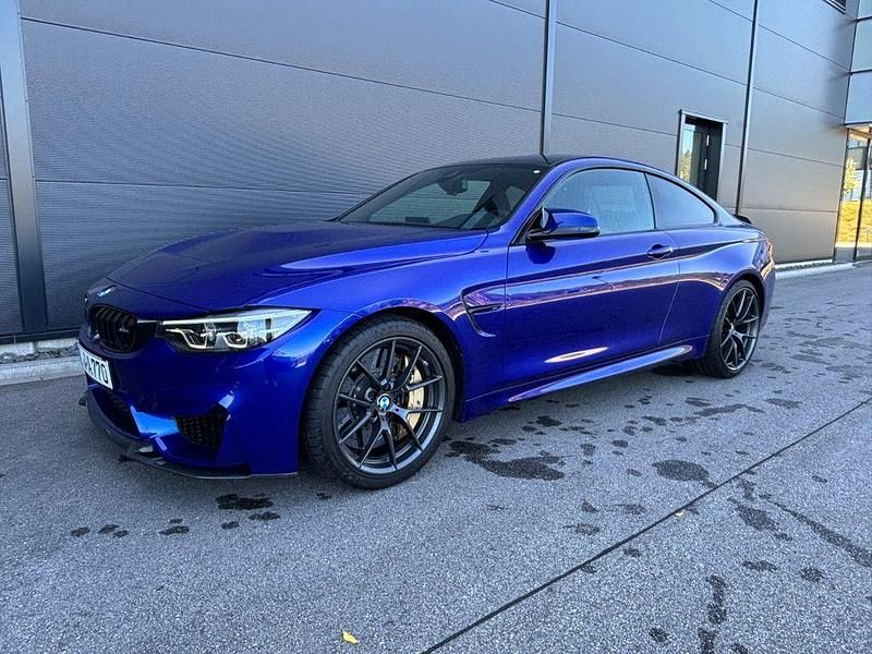 Blau Gebraucht 2019 BMW M4 M Performance Coupé | 75.900 € - Bild 1/4