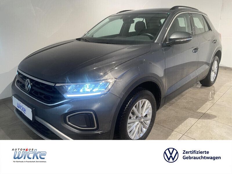 Grau Gebraucht 2023 VW T-Roc Life SUV | 28.480 € (Guter Preis) - Bild 1/4