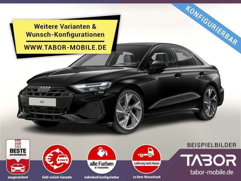 Arkonaweiß Neu 2024 Audi A3 S-Line Limousine | 32.388 € - Bild 1/4
