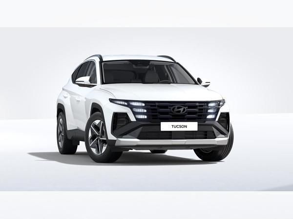 Weiß (serenity white) Neu 2025 Hyundai Tucson Trend SUV | 31.850 € (Superpreis) - Bild 1/4