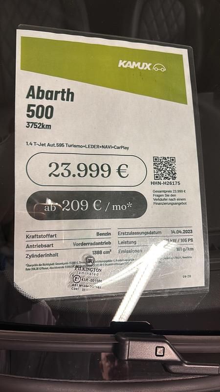 Gebraucht Abarth 595 165 PS (121 kW) 2023 Grau Limousine