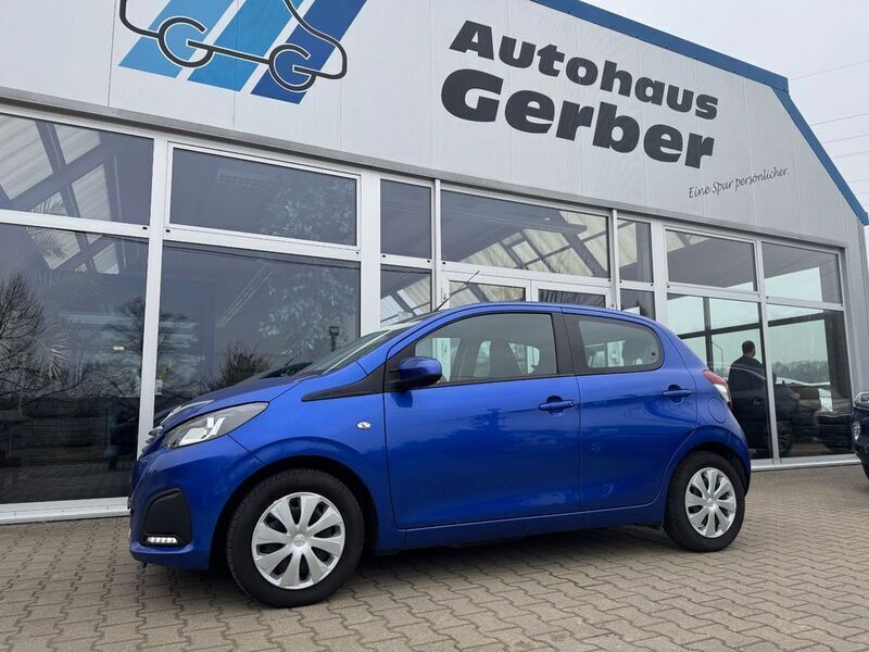 Blau Gebraucht 2021 Peugeot 108 Style Kleinwagen | 10.950 € (Fairer Preis) - Bild 1/4