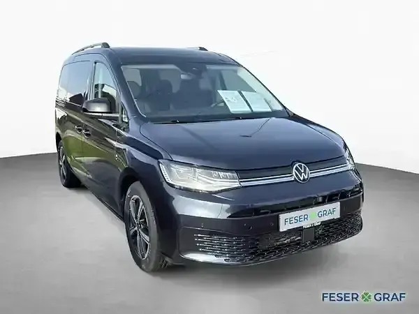 Neu VW Caddy Maxi 116 PS (85 kW) 2025 Starlight blue metallic Van / Kleinbus