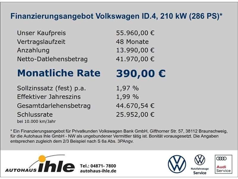 Neu VW ID.4 Pro 210 kW (286 PS) 2026 Grau SUV