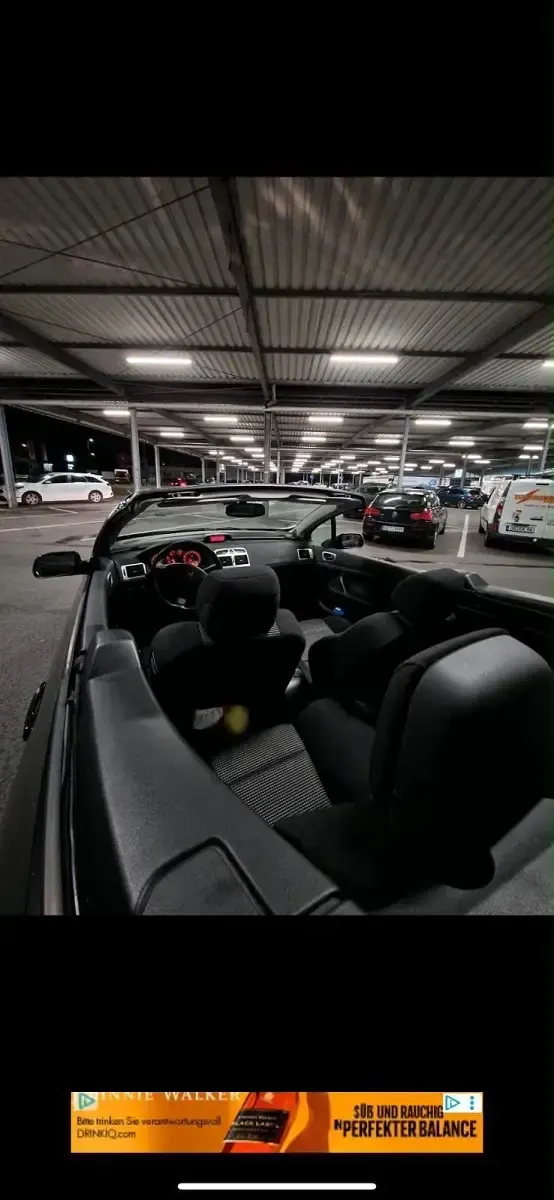 Gebraucht Peugeot 307 CC 136 PS (100 kW) 2004 Schwarz Cabrio