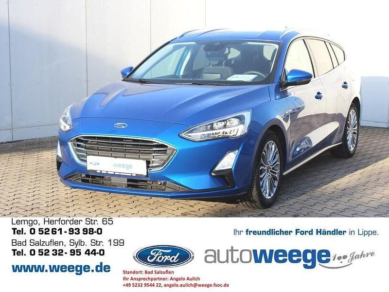 Gebraucht Ford Focus Titanium 150 PS (110 kW) 2018 Blau Kombi