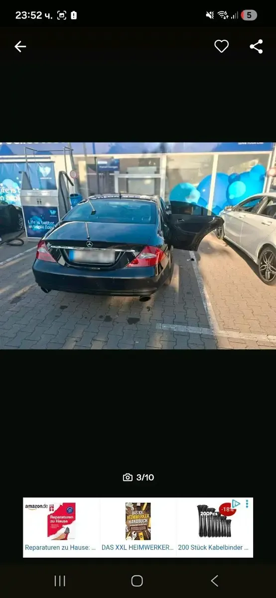 Gebraucht Mercedes CLS320 224 PS (164 kW) 2007 Schwarz Coupé
