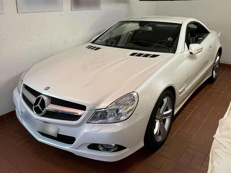 Weiß Gebraucht 2008 Mercedes SL350 Cabrio | 33.999 € (Teuer) - Bild 1/4