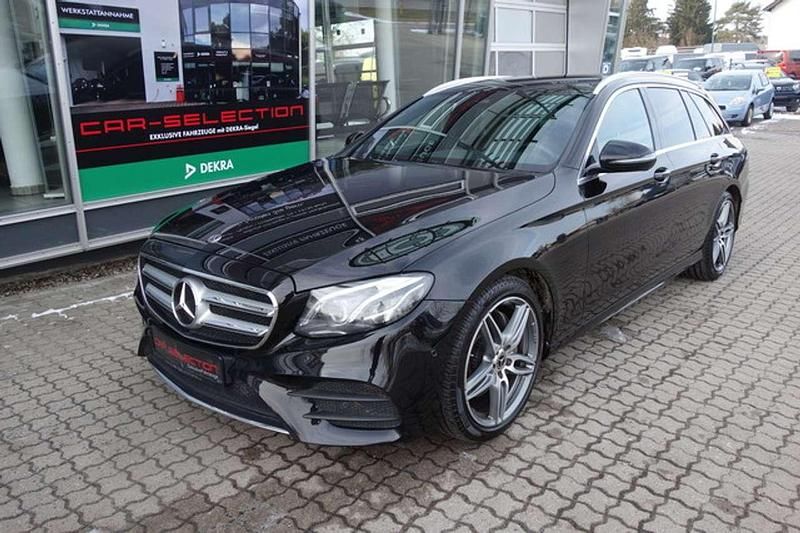 Gebraucht Mercedes E300 AMG line 245 PS (180 kW) 2018 Obsidianschwarz Kombi