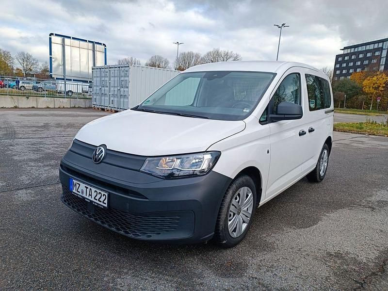 Gebraucht VW Caddy 122 PS (89 kW) 2021 Weiß Van / Kleinbus