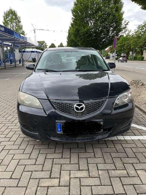 Schwarz Gebraucht 2005 Mazda 3 Active Limousine | 500 € (Superpreis) - Bild 1/4