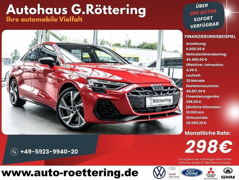 Rot Gebraucht 2024 Audi S3 Sport Limousine | 49.480 € (Teuer) - Bild 1/4