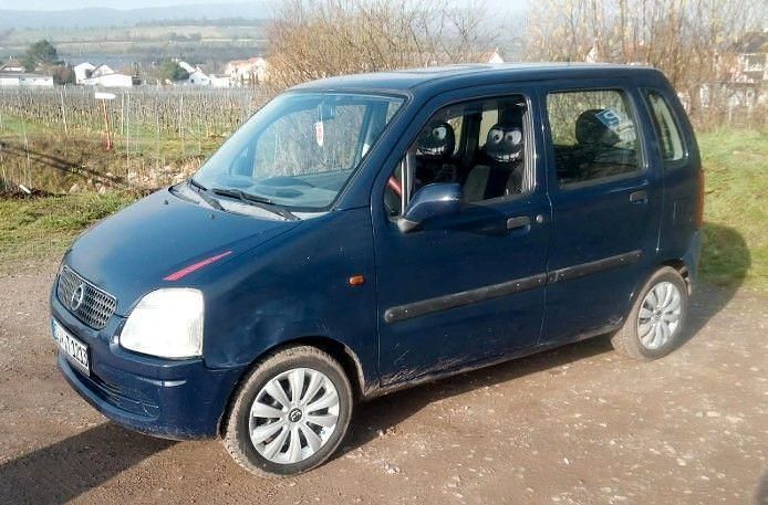 Gebraucht Opel Agila 58 PS (42 kW) 2001 Blau Van / Kleinbus