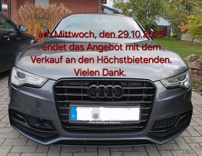 Grau Gebraucht 2016 Audi A5 Sportback S-Line Limousine | 18.000 € (Superpreis) - Bild 1/4