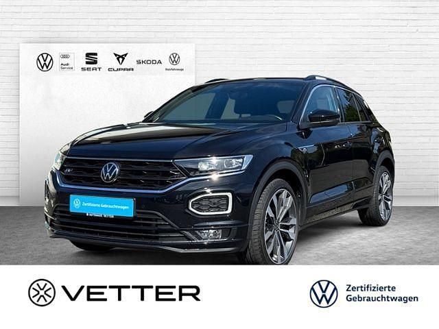 Schwarz Gebraucht 2021 VW T-Roc R-line SUV | 24.899 € (Superpreis) - Bild 1/3