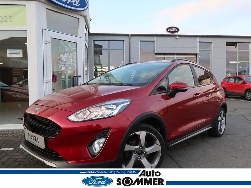 Rubyrot (metallic) Gebraucht 2019 Ford Fiesta Active Limousine | 9.990 € (Fairer Preis) - Bild 1/4