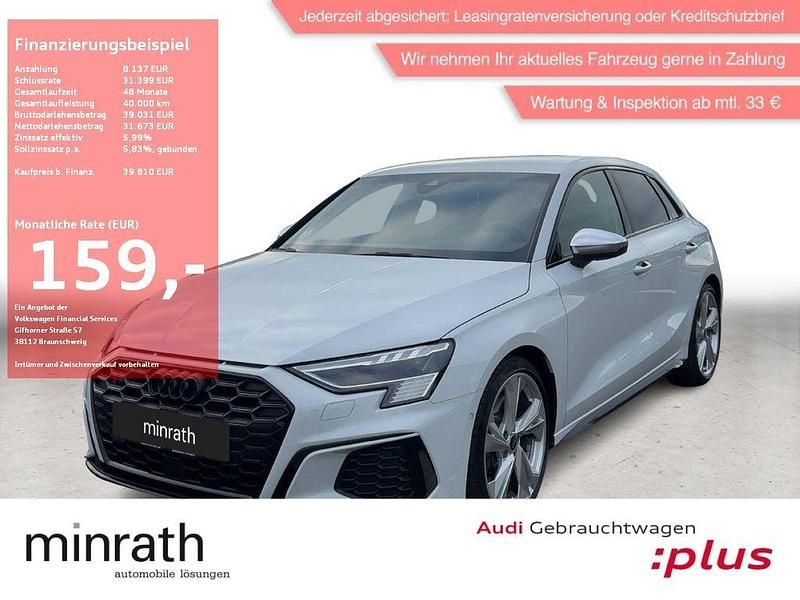 Weiß Gebraucht 2024 Audi S3 Ambiente Limousine | 39.659 € (Superpreis) - Bild 1/4