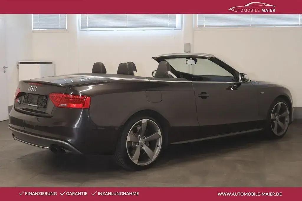 Gebraucht Audi S5 Cabriolet Sport 333 PS (244 kW) 2012 Lavagrau perleffekt Cabrio