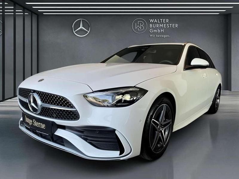 Unilack polarweiß Gebraucht 2024 Mercedes C180 AMG Kombi | 38.890 € (Etwas zu teuer) - Bild 1/4